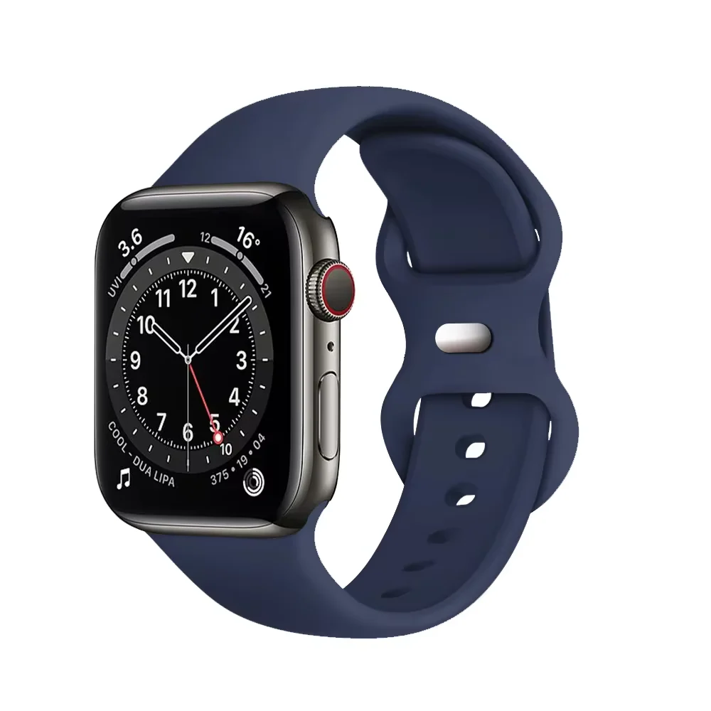 Applewatch Strap Silicone Black