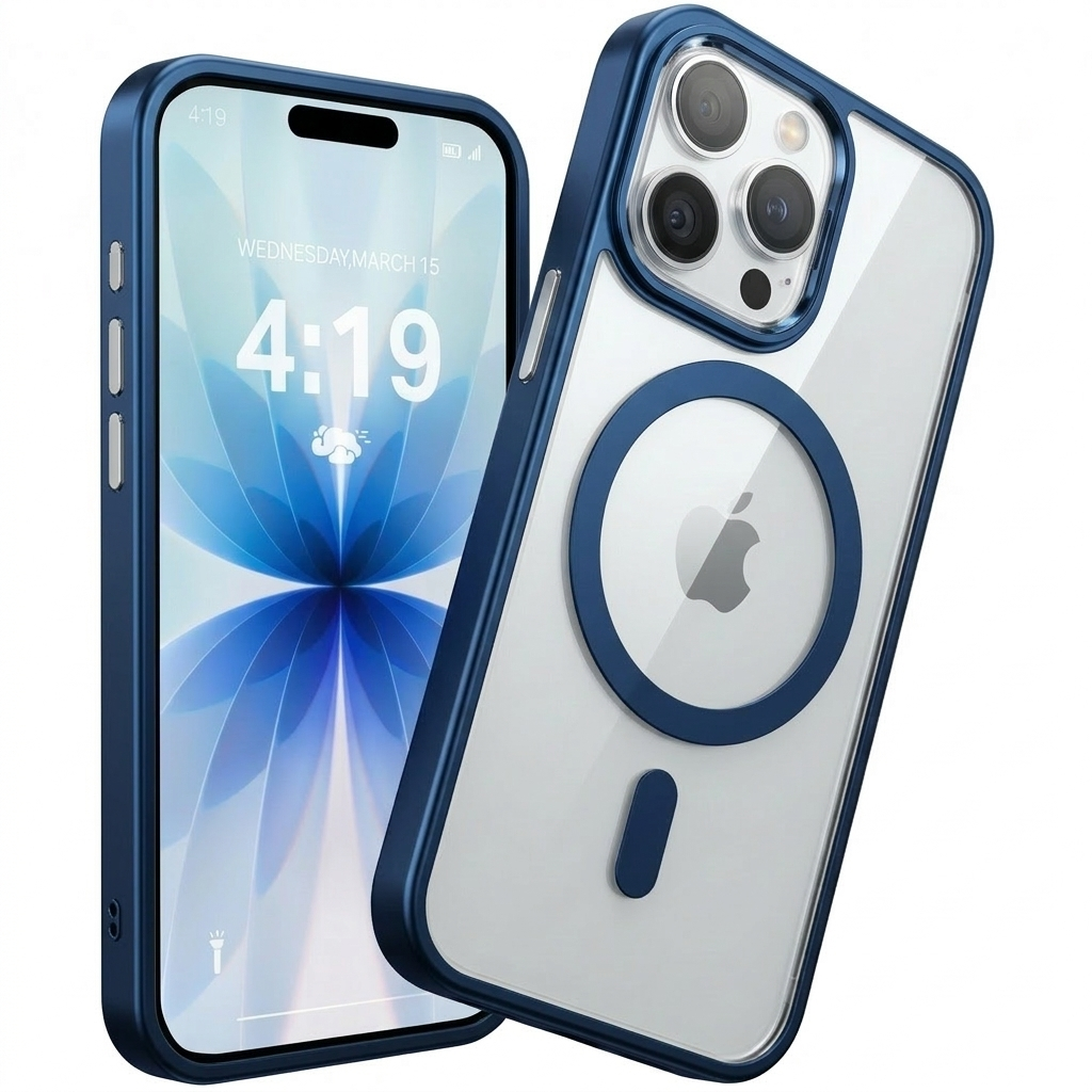 Ipone 17 Pro Max Case Dark Blue