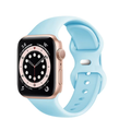 Applewatch Strap Silicone Light Blue